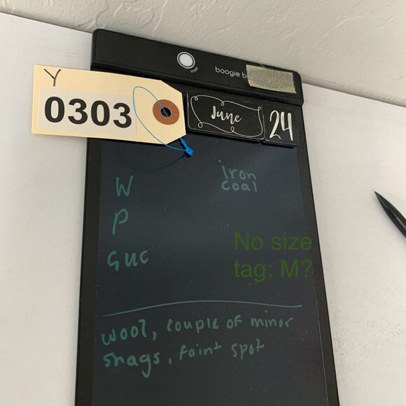 Alafoss Icewool Cardigan Womens M Medium Iron Coal Wool Blend Made In Iceland - Picture 15 of 16